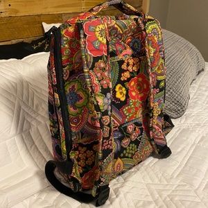 Vera Bradley Womens Cotton Campus Backpack